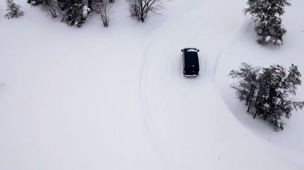 The 2020 Ford Transit comes with All Wheel Drive standard.